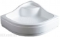 Душевой поддон с сиденьем (миниванна) Koller Pool 900x900x400 white EF91