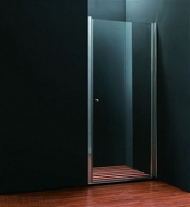 Дверь душевая Koller Pool 900x1950 bright chrome; clear glass QP10
